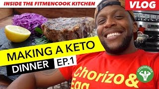 Vlog: Making A Keto Dinner - Pork Loin & Mash EP.1 / Cena Cetogenica - Lomo de Cerdo