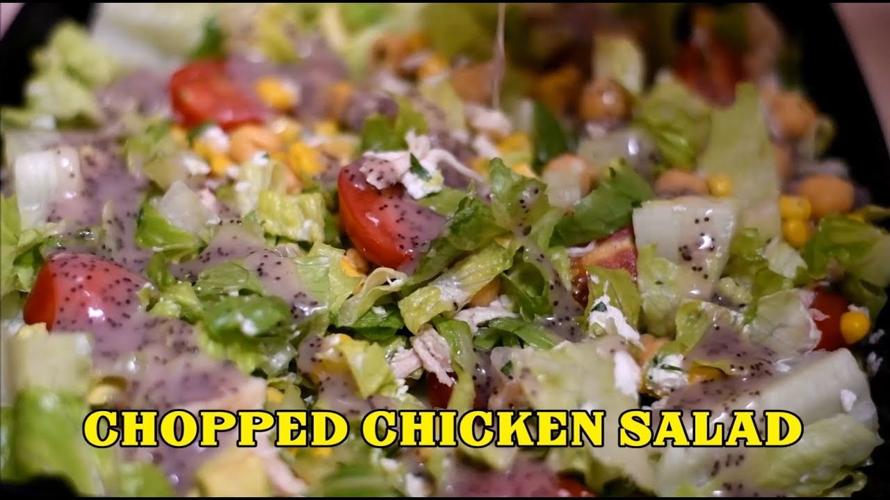 Chopped Chicken Salad - YouTube