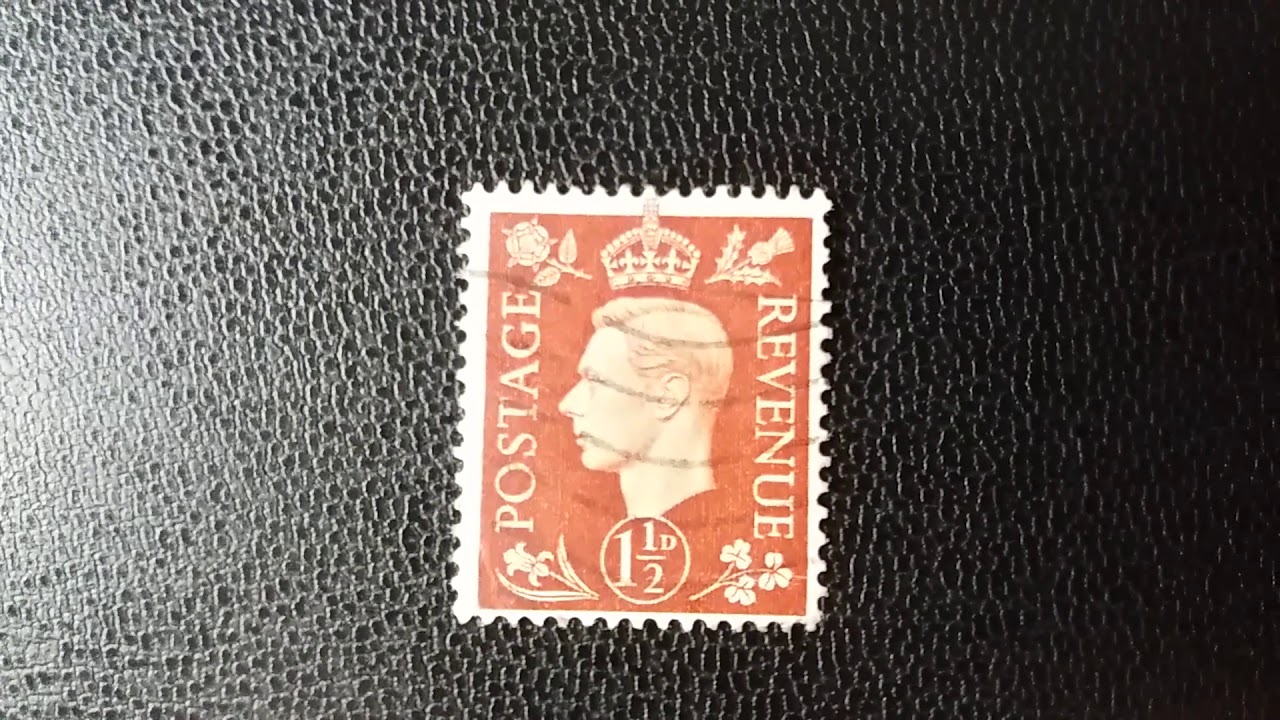 Stamp nr 44.POSTAGE REVENUE.price 1.1/2D YouTube