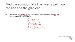 Y9Euclid/Pascal - 04/05/2020 - Straight line graphs