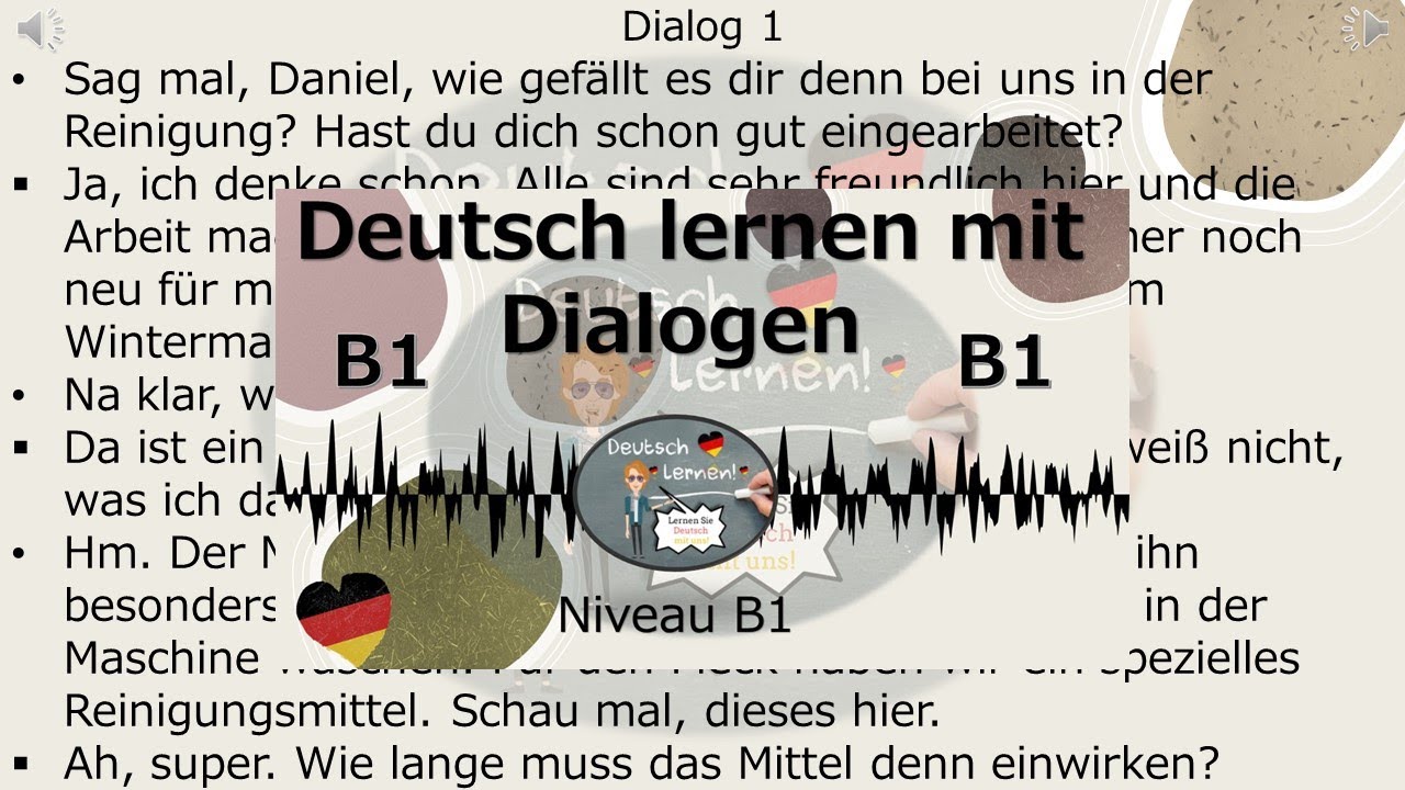 Dialoge B1  | Deutsch lernen durch Hören | 9 |