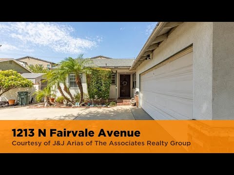 1213 N Fairvale Avenue, Covina, CA home video tour