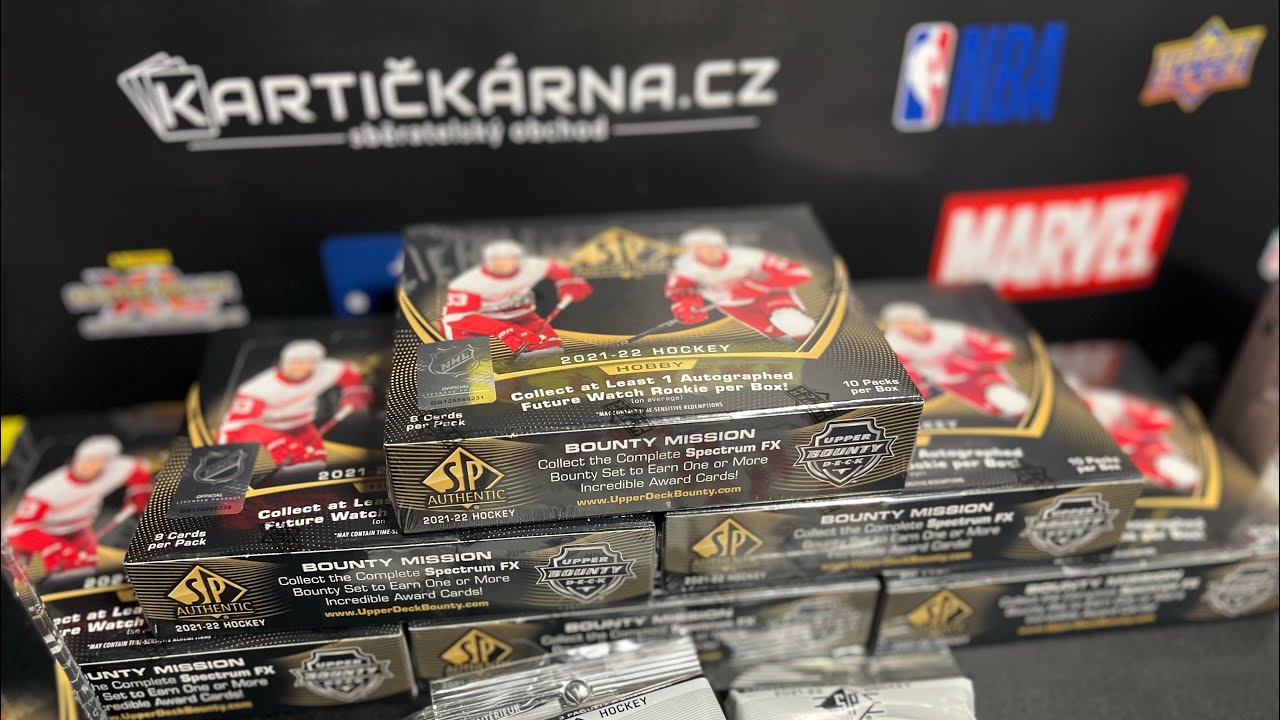 Unboxing 21-22 UD SP Authentic Hockey Hobby Box