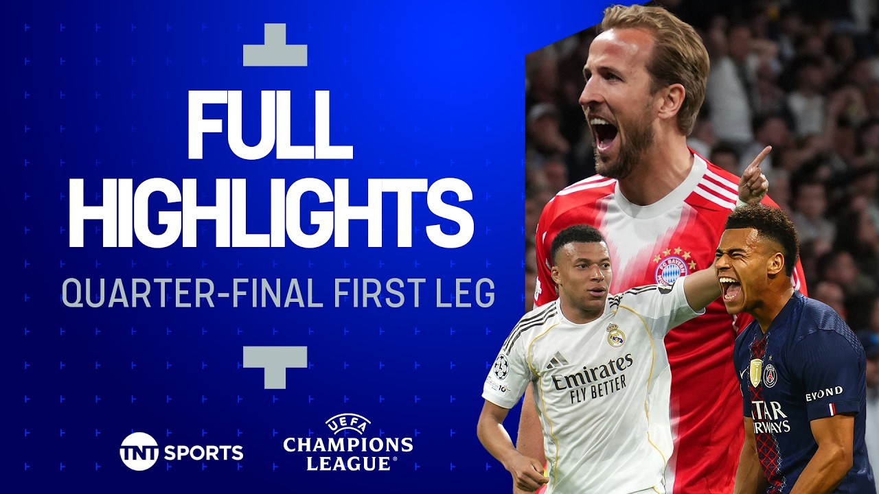 CLOSE FIRST LEG BATTLES! 👀 | FULL UEFA Champions League 2025/26 Quarter-Final First Leg Highlights