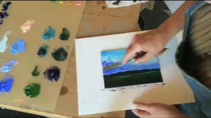 Time Lapse Demo: How I Use Palette Knives to Quick...