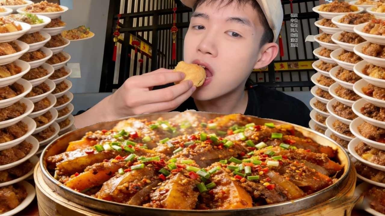 耐腻挑战之广东早茶自助，太香了一口接着一口，根本停不下来【冻冻超大一口】