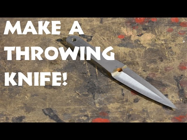 Make a Throwing Knife with Basic Tools! - YouTube make-a-throwing-knife-with-basic-tools-youtube