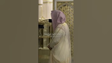 تلاوة محبرة للشيخ #احمد_الحذيفي #اكسبلور مع منظر الجميل في الروضة الشريفة