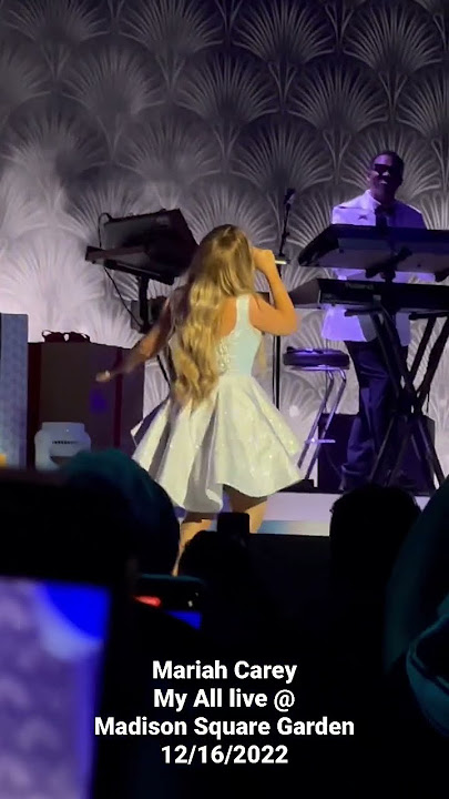 My All- Mariah Carey, live @ Madison Square Garden #mariahcarey #singing #myall #vocals #live