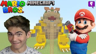 super mario minecraft build off on hobbyfamilytv