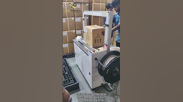 Automatic box strapping machine | strapping tool #strappingmachine