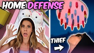 20 PUSH POP WEAPONS vs. PACKAGE THEIF !!