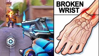 54 times players shattered their wrist doing a Flick