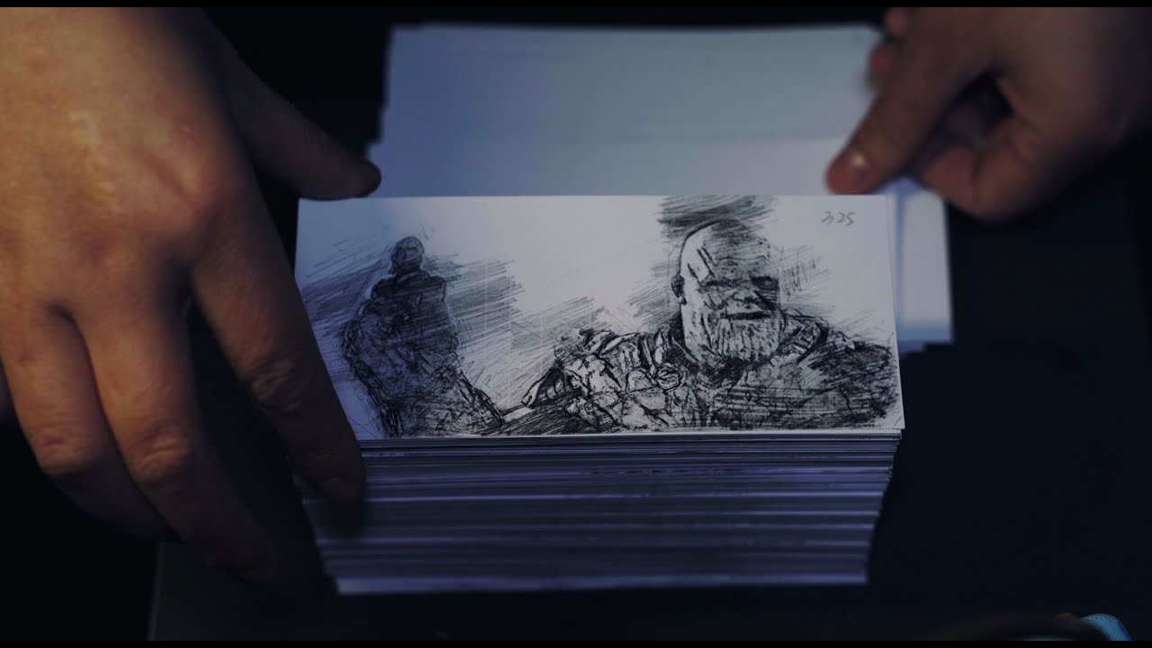 Thanos VS Iron Man   End Game FLIPBOOK - Pd Drawing Art