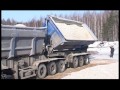TONAR semitrailers for transportation of coal. (Made in Russia)