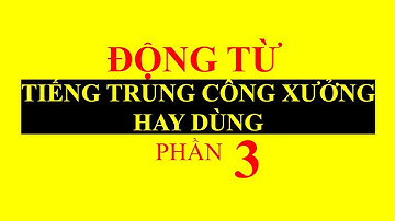 Bài 8.2: Động từ tiếng Trung thường dùng trong công xưởng nhà máy | Tiếng Trung công xưởng cấp tốc