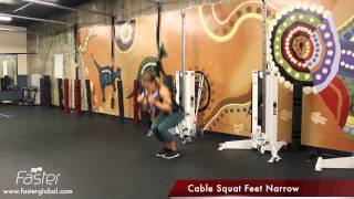 Base Exercise Cable Squat Narrow