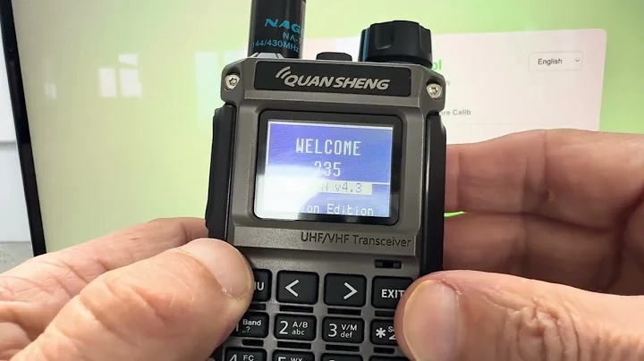 F4HWN Version 4.3 fusion firmware installation on Quansheng UV-K1 Mini Kong