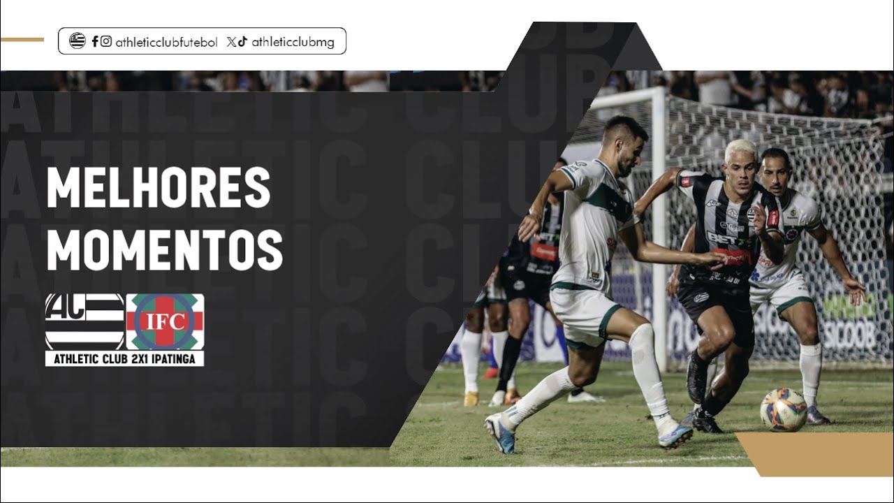 Ao vivo Athletic x Ipatinga Mineiro 2024 todos os lances