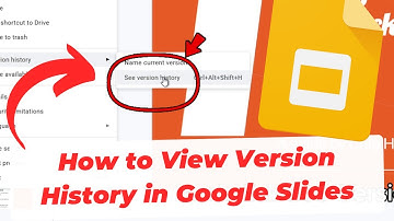 How to View Version History in Google Slides