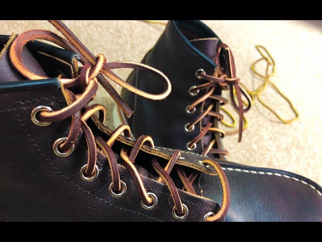 Lacing Up My Red Wing Boots - 8138 Mocs (the right way) 