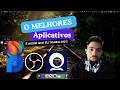 OS 5 MELHORES APLICATIVOS DO MEU SETUP!!!