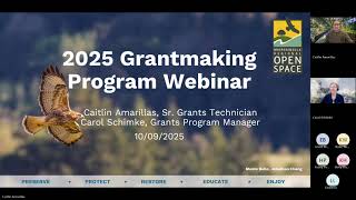 Midpen 2025 Grant Application Webinar