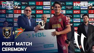 Post Match Ceremony Hyderabad Kingsmen Vs Rawalpindiz English Match 24 Hbl Psl 11 Mzb1K