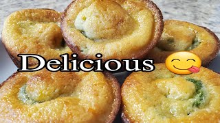 Jalapeños Cheddar Cornbread Muffins