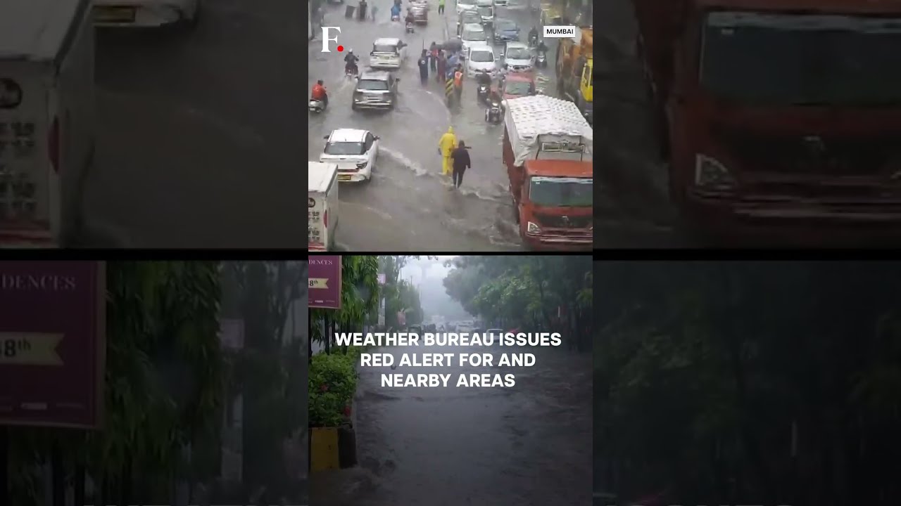 India Heavy Rain Continues To Batter Mumbai IMD Issues Red Alert Subscribe Firstpost N18G