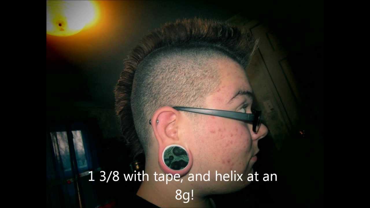 My Ear Stretching Journey From 18g To 1 1 2 Inch Youtube