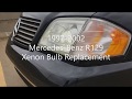 How to Replace Xenon bulbs on a Mercedes R129 (1997-2002)
