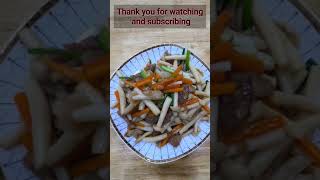 Stir_fry shimeji mushrooms(easy to cook, Chinese food) | 180 DAYS FOOD | screenshot 1
