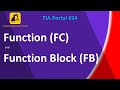 TIA Portal #24: Function and Function block in TIA Portal