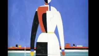 Malevich, Woman with a Rake, 1928-1932