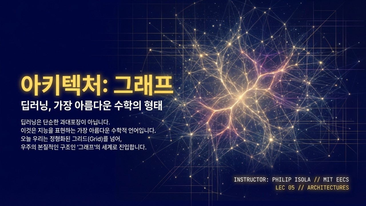 ⁣[MIT AI Lecture: Deep Learning 5] GNN, 그래프 신경망 아키텍처 | Attention, 트랜스포머, CNN
