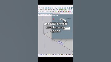 sketchup quick tips to create circular staircase using free plugin /1001 bit tool
