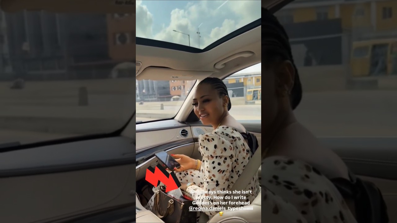 Регина Дэниелс увидела шеге банза, и она не знает, что она красивая.