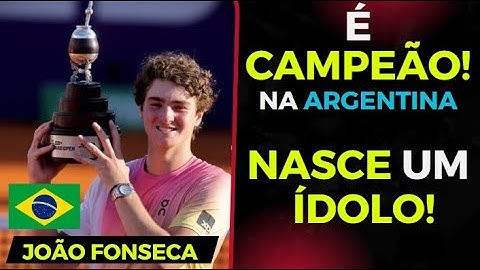 JOÃO FONSECA É CAMPEÃO NA RAÇA EM BUENOS AIRES, HISTÓRICO, FANTÁSTICO | NASCE UM ÍDOLO | VAMO BRASIL