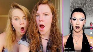 Reacting To TikTok Thirst Traps That Will DROP Your JAW! - Hailee And Kendra