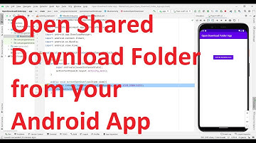 How to open external (shared) Download folder using intent from your Android App?
