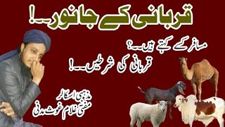 Qurbani k Janwar | Mufti Ghulam Ghous Madni