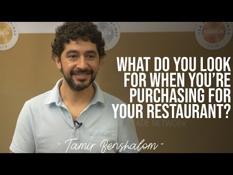 What Do You Look For When You're Purchasing  For Your Restaurant?