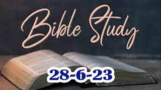 TPM Messages | BIBLE STUDY |28-6-23 | Christian messages | TPM