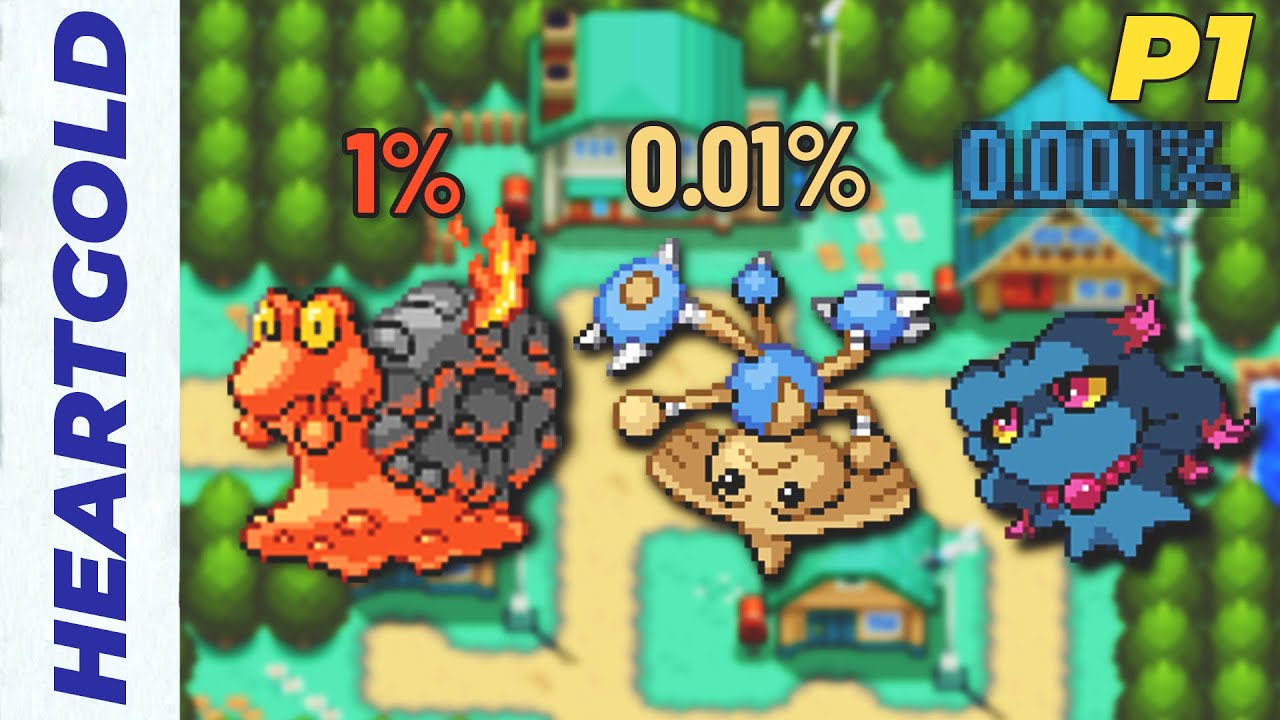 (P1)Tôi Đã chinh phục Pokémon HEARTGOLD với đội hình Pokémon Hiếm Nhất