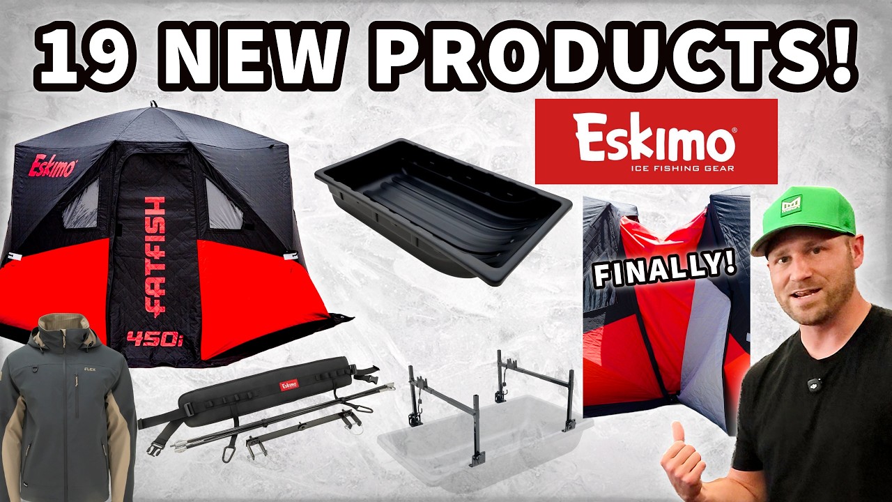 Eskimo’s NEW 2026-27 Ice Fishing Gear Is Here