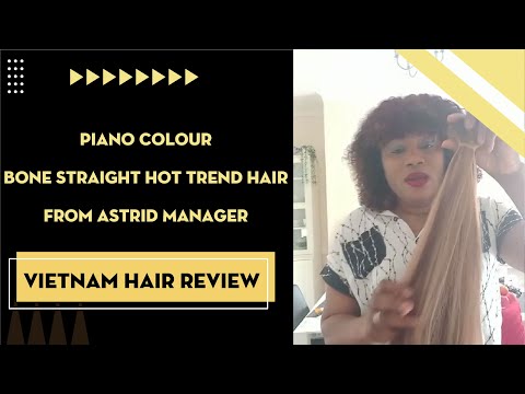 Video Piano Colour Bone Straight Hot Trend Hair From Astrid Manager 56