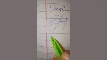 Ummi name signature ideas and styles part 3 #namesignature