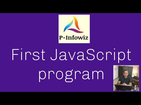 JavaScript first application - YouTube