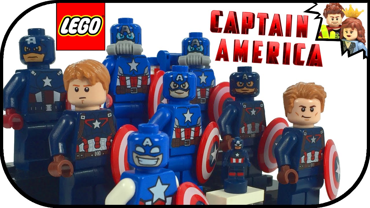 LEGO Captain America Marvel Minifigure Collection